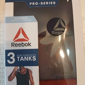 Reebok Pro-Series Performance Tank Tops - Assorted Colors 3 In Package